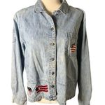 Christopher & Banks Vintage USA Grandmacore Jacket Denim 100% Cotton L Photo 0