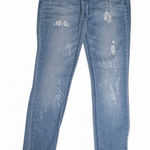 Indigo Rein  Soft Sexy Ripped distressed anklet Skinny jeans size 7 Light Blue Photo 0