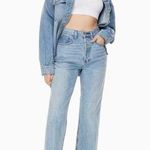 Aritzia  Denim Forum The Joni High Rise Loose Jeans Size 24 Gently Used Photo 0