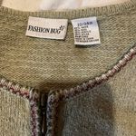 Fashion Bug Vintage  Grandma Zip Up Sweater Photo 3