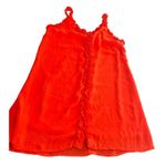 Fashion Ruffle Orange Dress size L Blue Size L Photo 6