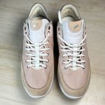 Geox  Respira Womens Sneakers Pink Beige Leather Suede Mesh Comfort Size 7 Photo 4