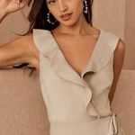 Sachin + Babi Tansy Satin Charmeuse Blush Formal Gown Size 10 Photo 2