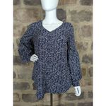 CAbi Women's Te Amo Love Top Blouse Long Balloon Sleeves Woman's Size Small Photo 1