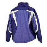 L.L.Bean Blue Womens Size S Zip Parka Winter Ski Jacket Removable Hood Photo 5