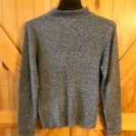 Jennifer Moore Women's Size L Knit Sweater Top Long Sleeves Mock Neck Charcoal Photo 1