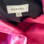 Merona Vintage  Pea Coat Wool Blend Pea Coat Jacket Hot Pink 2XL Photo 8