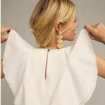 Pilcro  Ruffle V-Neck Shift Dress size XL creamy White Photo 1