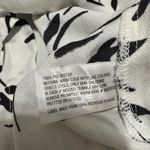 A New Day White Black Abstract Print Short Sleeve Blouse Top - Size S Photo 9