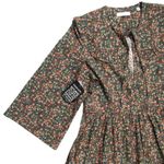 NWT Doen Honey Midi in Black Petit Jardin Floral Cotton Tiered Dress L Size L Photo 6