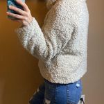 Arizona Jeans Fluffy boucle beige loose cropped turtleneck medium Photo 2