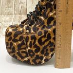 Jeffrey Campbell Lita Fur Leopard Platform Boots Size 6 Photo 7