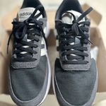 Adidas Run 70s Black and White Sneakers with Classic Stripes Photo 3