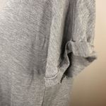 Antistar  Greay V-Neck Grey Shirt Dress Size Small Photo 4