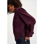 Free People Agnes Cropped Jacket Red Combo Plaid Blazer NWT Size M Photo 10