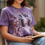 The Mountain Vintage Gatekeeper Angel Fairy Whimsy Goth Tie Dye Graphic Tee Photo 0