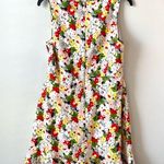 Likely  Vera Faux Wrap Dress Ivory Red Multi Floral 12 Photo 5