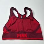 Victoria's Secret Pink Victoria’s Secret red Sports Bra unlined wireless large L Photo 5