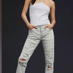 Anthropologie ✨Pilcro Mid Rise Slim Boyfriend Distressed Sz 29 Petite Jeans✨ Photo 0