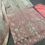 New pakistani indian Designer 3pc suit Multiple Size L Photo 10