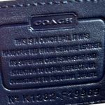 Coach Park Elevated Leather Snakeskin blue Carryall Shoulder Bag Photo 13