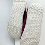 Toms Womens Del Rey Burgundy Washed Canvas Shoes 8.5 Photo 3