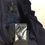 NBD  Denim Smocked Waist Halter Mini Dress Small Photo 5