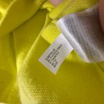 Banana Republic  Cashmere Sleeveless Sweater Padded Shoulders Yellow Small Photo 4