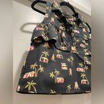 ZARA Trafaluc Collection Surf Shack Graphic Print Collared Cropped Tank Top - S Photo 9