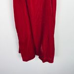 Modcloth NWT  Crushed Velvet Suspender Skirt Holly Berry Red Size Small S NEW Photo 3