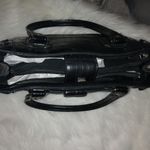 Liz Claiborne  Black Gator Bag Medium Photo 3