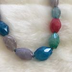 Genuine Agate Precious Stones Chunky Necklace Photo 3
