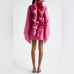 Oríré Women's Pink Dayar Ruffle Long Sleeve Satin Cocktail Dress, Size 2,$545 Photo 7
