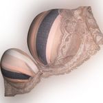 Victoria's Secret Fabulous By Pink Gold Champagne Strapless Convertible Bra 34A Photo 4