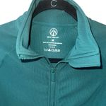Hunter green ribbed athletic zip up jacket Size M Photo 1
