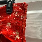 Free People Color Colour My World Jumpsuit Red Floral Beige READ PLEASE Pants Photo 7