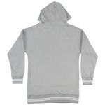 Nba  Philadelphia 76ers Women's Quarter Zip Hooded Sweatshirt in Grey, Large Photo 2