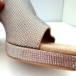 Jeffrey Campbell Caviar Silver Rhinestone Embellished Platform Heel Women's 10 Photo 5
