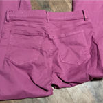 Loft  The kick Crop raw hem Jeans in Pink size 29 28 inseam Photo 4