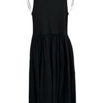 Reformation Sai Mixed Media Mock Neck Organic Cotton Dress size Small NEW $218 Photo 5