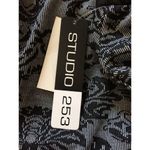 Studio 253 Womens Skirt Small Jacquard Leather Rodeo Western cowgirl Bohemian Black Photo 7