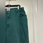 Vintage 80’s men’s IOU Sz: 40M High Waist Green Slight Taper Jeans. 5 pockets. Size undefined Photo 7