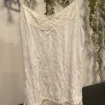 White Lace Tank Top Size XL Photo 0