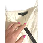 NWT Lulus White Swiss Dot Mini Babydoll Dress Photo 3