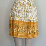 The Comfy And Ready Fiona Floral Mini Skirt in Yellow Photo 11