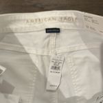 American Eagle NWT Super Stretch White Wide Keg Jeans Sz 12 X-Short Photo 2