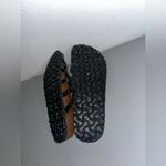 Betula Butterfly Black Crocodile Embossed Skin Look Studded Sandals Tan Size 11 Photo 4