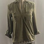Holding Horses  Anthropologie brand army green top Photo 0