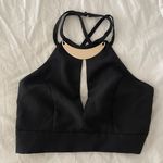DO+BE Black Open Back Crop Top Photo 0