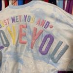 Disney parks pixar UP! Dug Doug sky tie dye and pastel spirit jersey XS NWOT Photo 4